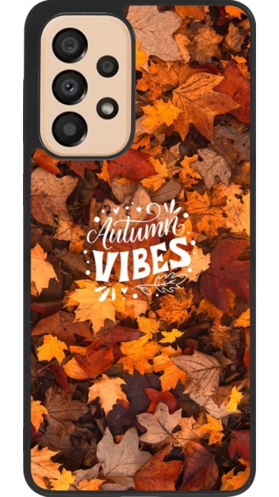 Samsung Galaxy A33 5G Case Hülle - Silikon schwarz Autumn 25 Autumn vibes