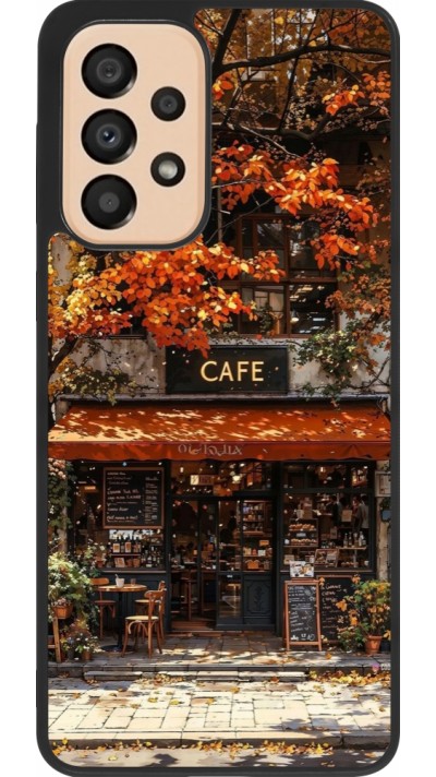 Samsung Galaxy A33 5G Case Hülle - Silikon schwarz Autumn 25 Coffee shop