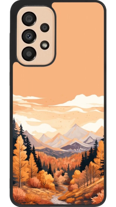 Samsung Galaxy A33 5G Case Hülle - Silikon schwarz Autumn 25 Mountains