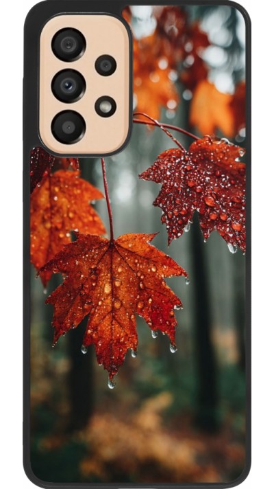 Samsung Galaxy A33 5G Case Hülle - Silikon schwarz Autumn 25 Rain