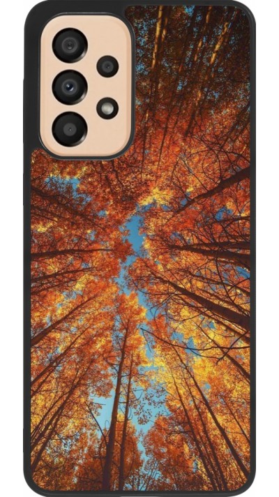 Samsung Galaxy A33 5G Case Hülle - Silikon schwarz Autumn 25 Trees