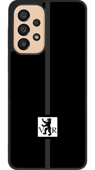 Coque Samsung Galaxy A33 5G - Silicone rigide noir Canton AR noir