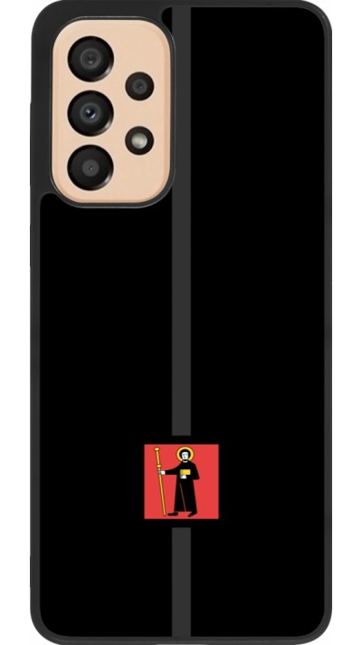 Coque Samsung Galaxy A33 5G - Silicone rigide noir Canton GL noir