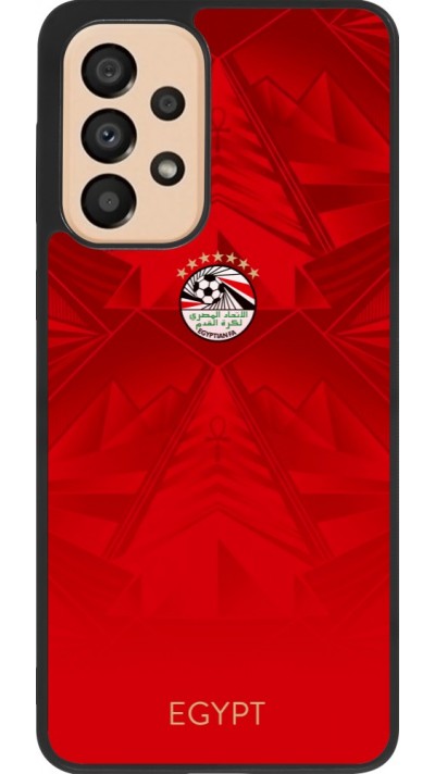 Coque Samsung Galaxy A33 5G - Silicone rigide noir Maillot de football Égypte 2026 personnalisable