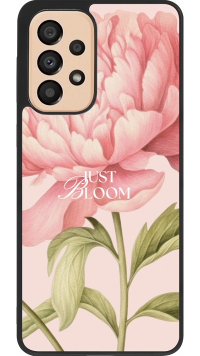 Coque Samsung Galaxy A33 5G - Silicone rigide noir Just Bloom Spring 2026
