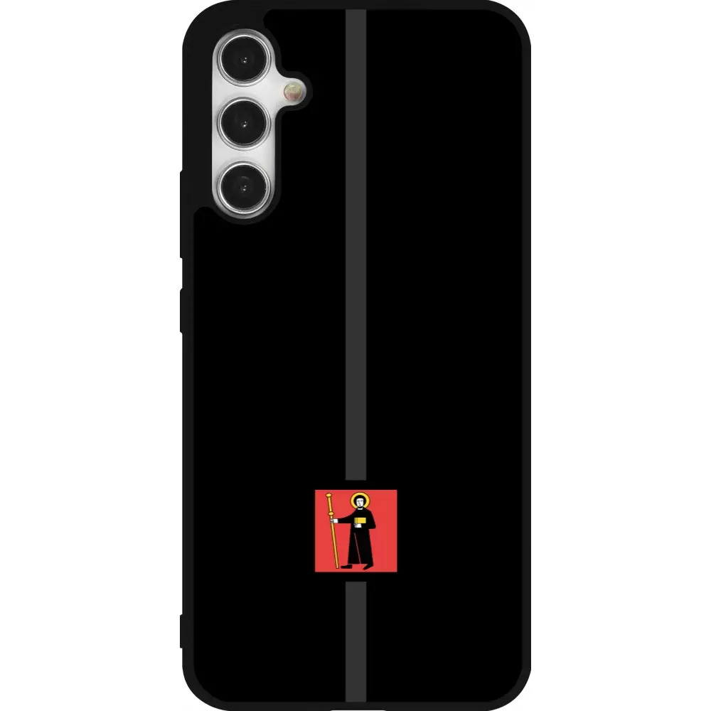 Coque Samsung Galaxy A34 5G - Silicone rigide noir Canton GL noir