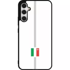 Coque Samsung Galaxy A34 5G - Silicone rigide noir Canton NE blanc