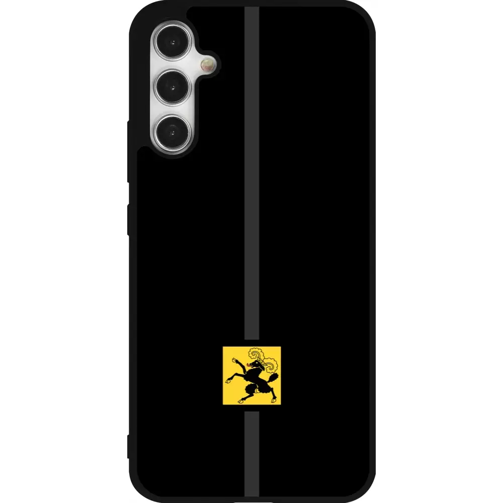 Coque Samsung Galaxy A34 5G - Silicone rigide noir Canton SH noir