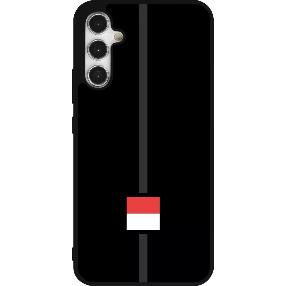 Coque Samsung Galaxy A34 5G - Silicone rigide noir Canton SO noir