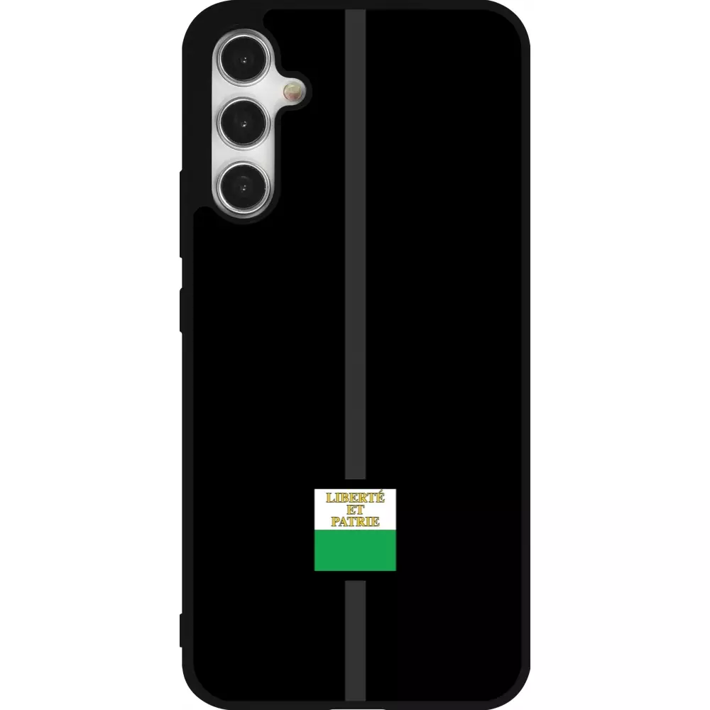 Coque Samsung Galaxy A34 5G - Silicone rigide noir Canton VD noir