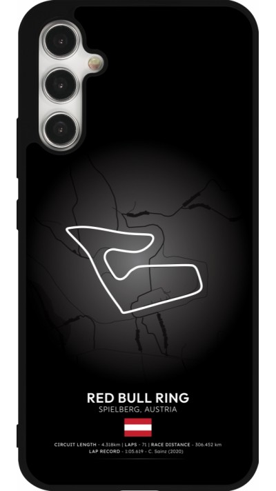 Coque Samsung Galaxy A34 5G - Silicone rigide noir F1 Track 2025 Austria