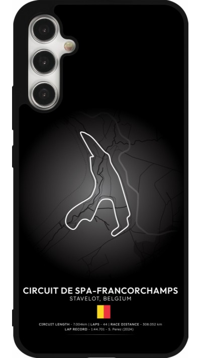 Coque Samsung Galaxy A34 5G - Silicone rigide noir F1 Track 2025 Belgium