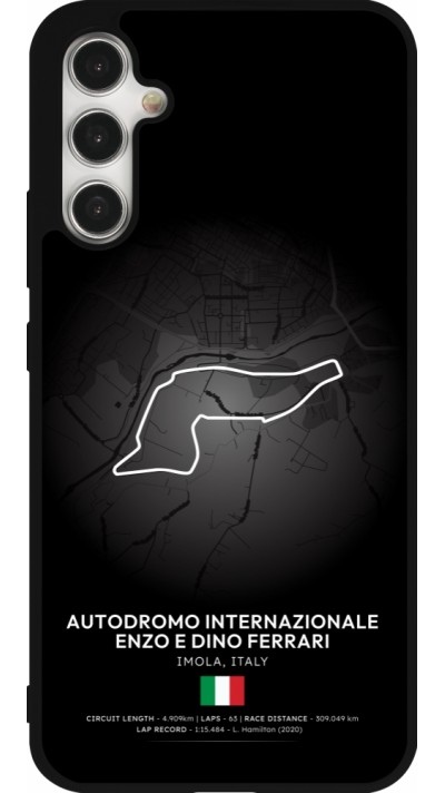 Coque Samsung Galaxy A34 5G - Silicone rigide noir F1 Track 2025 Emilia-Rogmana