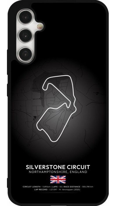 Coque Samsung Galaxy A34 5G - Silicone rigide noir F1 Track 2025 Great Britan