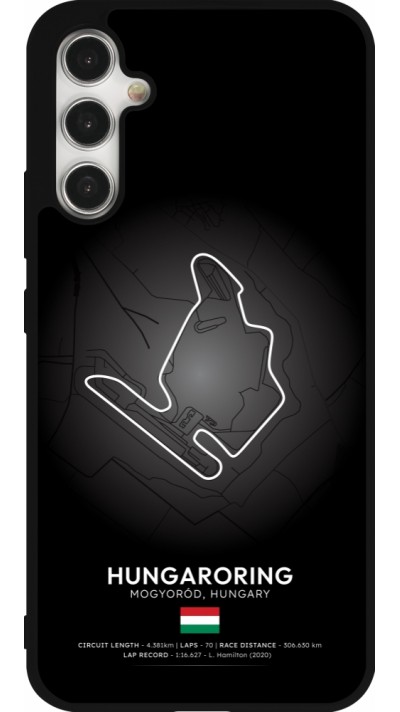 Coque Samsung Galaxy A34 5G - Silicone rigide noir F1 Track 2025 Hungary