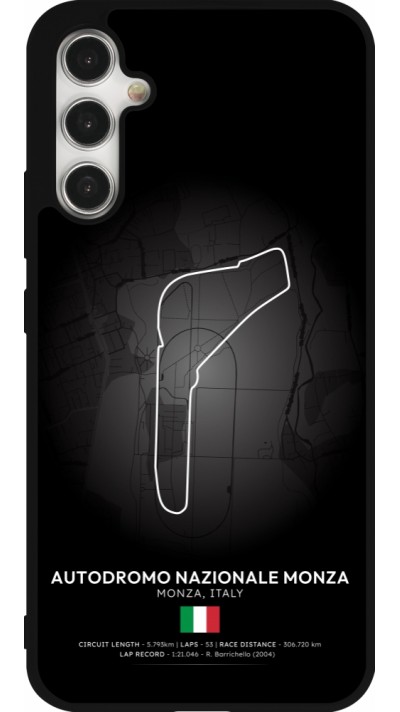 Coque Samsung Galaxy A34 5G - Silicone rigide noir F1 Track 2025 Italy
