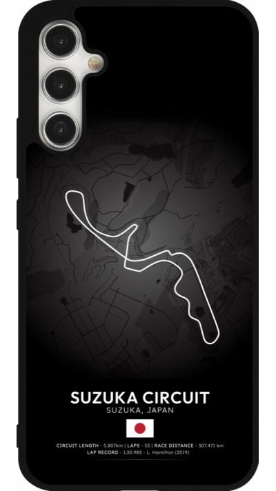 Coque Samsung Galaxy A34 5G - Silicone rigide noir F1 Track 2025 Japan
