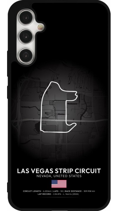 Coque Samsung Galaxy A34 5G - Silicone rigide noir F1 Track 2025 Las Vegas