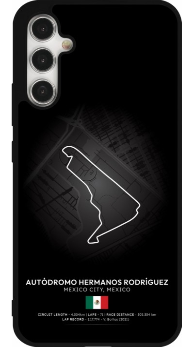 Coque Samsung Galaxy A34 5G - Silicone rigide noir F1 Track 2025 Mexico