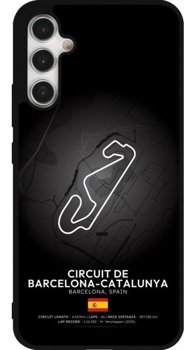 Coque Samsung Galaxy A34 5G - Silicone rigide noir F1 Track 2025 Spain