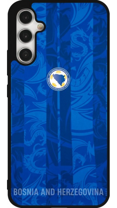 Coque Samsung Galaxy A34 5G - Silicone rigide noir Maillot de football Bosnie-Herzégovine 2026 personnalisable