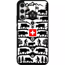 Coque Samsung Galaxy A34 5G - Silicone rigide noir Poya Suisse 3