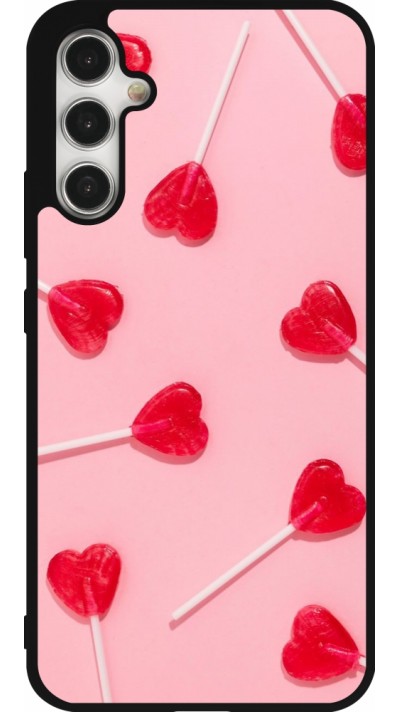 Coque Samsung Galaxy A34 5G - Silicone rigide noir Saint Valentines Day 26 Lollipop