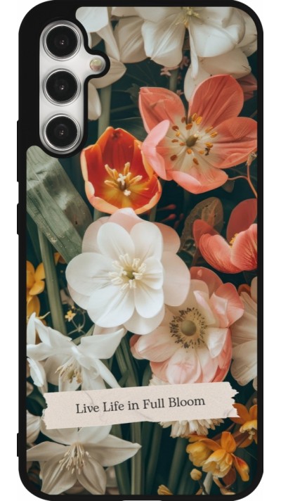 Samsung Galaxy A34 5G Case Hülle - Silikon schwarz Full Bloom Spring 2026