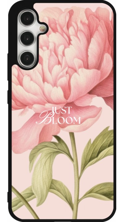 Samsung Galaxy A34 5G Case Hülle - Silikon schwarz Just Bloom Spring 2026
