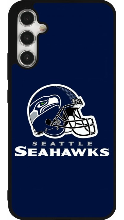 Coque Samsung Galaxy A34 5G - Silicone rigide noir Super Bowl 26 Seattle 3