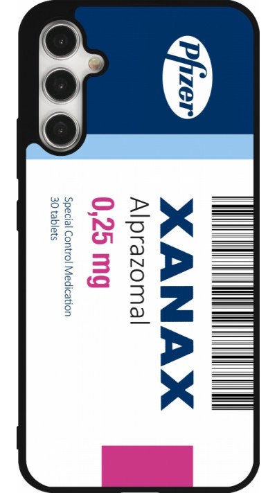 Samsung Galaxy A34 5G Case Hülle - Silikon schwarz Xanax Alprazolam 2025
