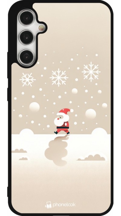 Samsung Galaxy A34 5G Case Hülle - Silikon schwarz Weihnachten 2023 Minimalistischer Weihnachtsmann Samsung Galaxy A34 5G Case Hülle - Silikon schwarz Weihnachten 2023 Minimalistischer Weihnachtsmann