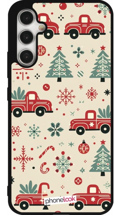 Samsung Galaxy A34 5G Case Hülle - Silikon schwarz Weihnachten 2024 Lkw Tanne Samsung Galaxy A34 5G Case Hülle - Silikon schwarz Weihnachten 2024 Lkw Tanne