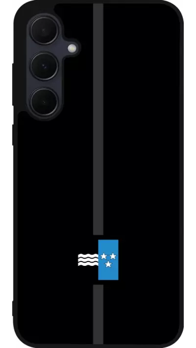 Coque Samsung Galaxy A35 5G - Silicone rigide noir Canton AG noir