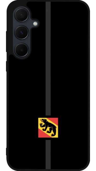 Coque Samsung Galaxy A35 5G - Silicone rigide noir Canton BE noir