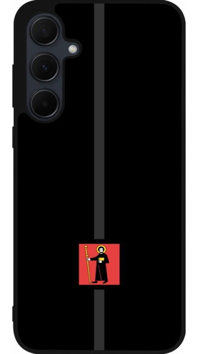 Coque Samsung Galaxy A35 5G - Silicone rigide noir Canton GL noir