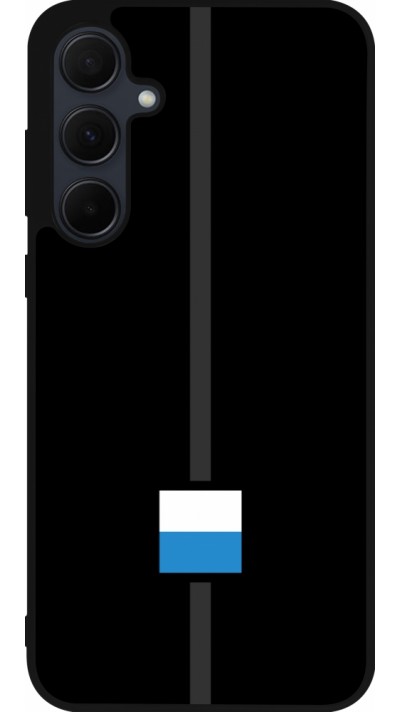 Coque Samsung Galaxy A35 5G - Silicone rigide noir Canton LU noir