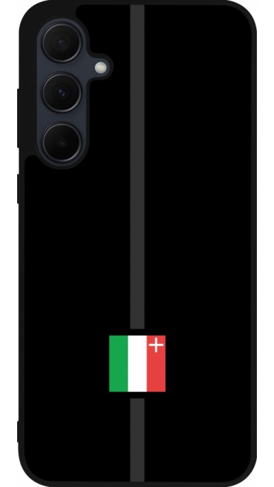 Coque Samsung Galaxy A35 5G - Silicone rigide noir Canton NE noir