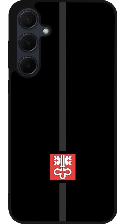 Coque Samsung Galaxy A35 5G - Silicone rigide noir Canton NW noir