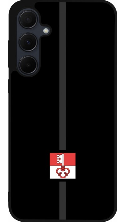 Coque Samsung Galaxy A35 5G - Silicone rigide noir Canton OW noir