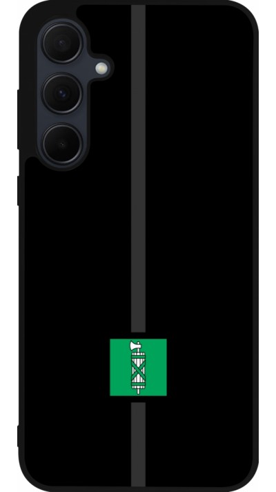 Coque Samsung Galaxy A35 5G - Silicone rigide noir Canton SG noir