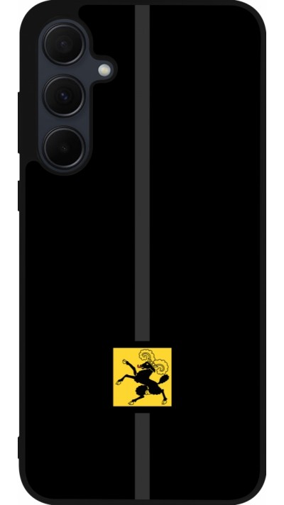 Coque Samsung Galaxy A35 5G - Silicone rigide noir Canton SH noir