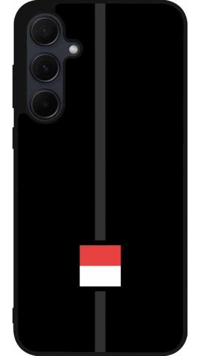 Coque Samsung Galaxy A35 5G - Silicone rigide noir Canton SO noir