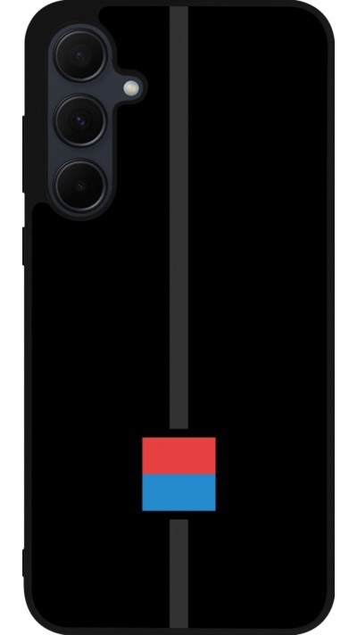 Coque Samsung Galaxy A35 5G - Silicone rigide noir Canton TI noir