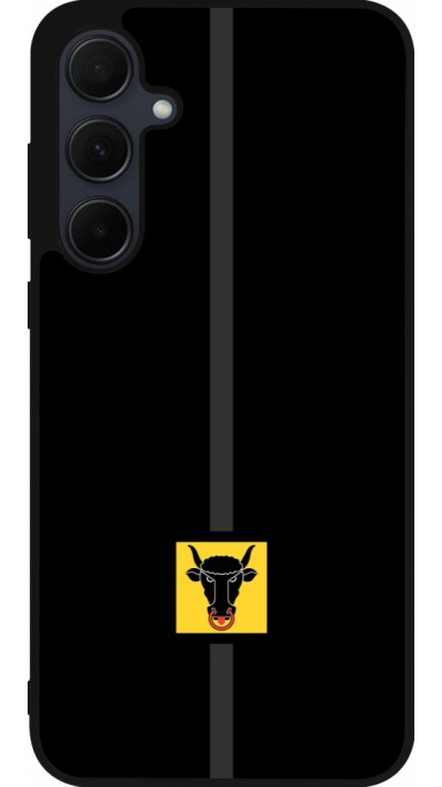Coque Samsung Galaxy A35 5G - Silicone rigide noir Canton UR noir