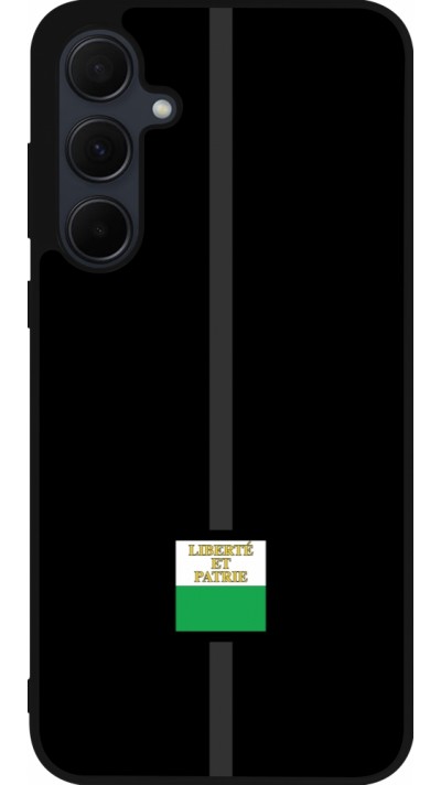 Coque Samsung Galaxy A35 5G - Silicone rigide noir Canton VD noir