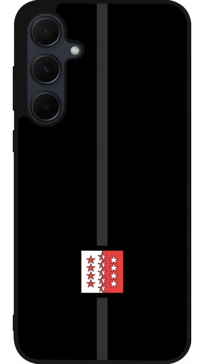 Coque Samsung Galaxy A35 5G - Silicone rigide noir Canton VS noir
