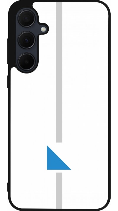 Coque Samsung Galaxy A35 5G - Silicone rigide noir Canton ZH blanc