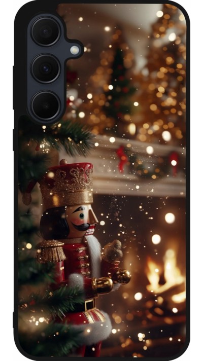 Samsung Galaxy A35 5G Case Hülle - Silikon schwarz Christmas 25 Xmas Nutcracker