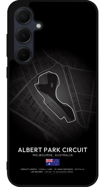 Coque Samsung Galaxy A35 5G - Silicone rigide noir F1 Track 2025 Melbourne
